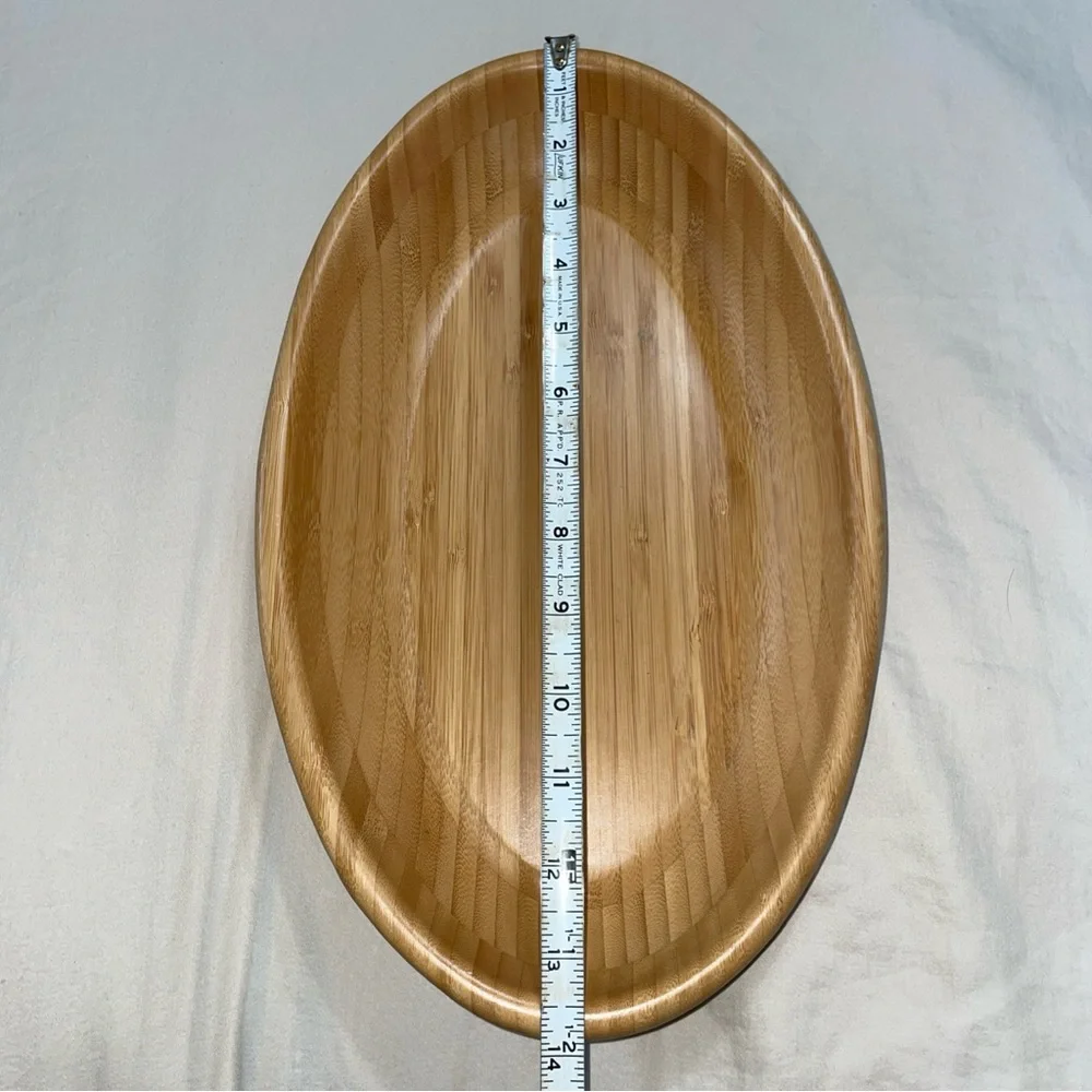 JB Bamboo‎ Oval Serveware Platter 14x8”